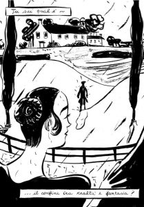 Una delle tavole della graphic novel di Manuela Santoni su Jane Austen.