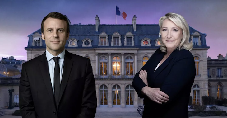 macron e le pen si sfidano per l'Eliseo