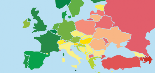 rainbow europe map 2022