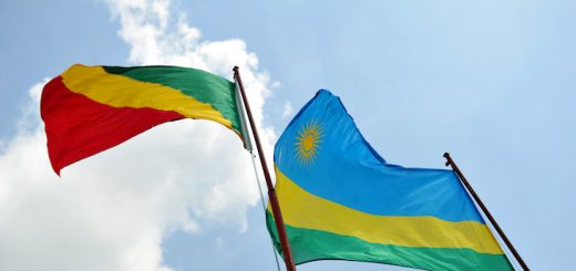 Bandiere Congo e Ruanda