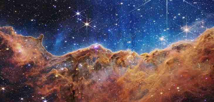 immagine nebulosa carina telescopio james webb spazio