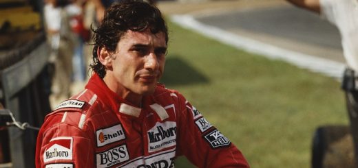 Un'immagine di Ayrton Senna nel 1984